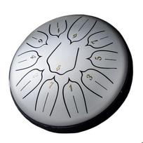 6 colių 11 tonų plieninis liežuvinis būgnas D durų instrumentas Perkusija Plieno būgnas Meditacija Zen Joga Muzikinis būgnas Kalėdinė dovana sidabras
