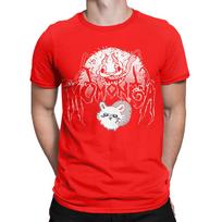 Metal Momonga Dekatsuyo Chiikawa T-Shirts Men  Hipster 100% Cotton Tee Shirt O Neck Short Sleeve T Shirt Graphic Tops S