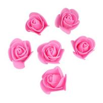 500 Pcs Mini Artificial Foam Rose Bulk Small Rose Flower Head for DIY Flower Arrangement Wall Garland Backdrop Wedding Bridal Shower Decor