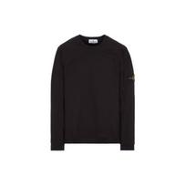 STONE ISLAND Vienos spalvos apvalios apykaklės su logotipu džemperis vyriškas džemperis Juodas 781560653-V0029 XL