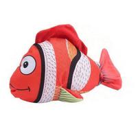 Pet Toy Sound-Producing Interactive Dog Shape Bite-Resistant Soft Toy Fish Chew Toy Pet Play Companion