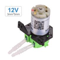 GROTHEN DC 12V dozavimo siurblys peristaltinis siurblys mini vandens skysčio siurblys 3mmX5mm žalia