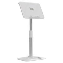 Oatsbasf Floor Reading Stand 43-78cm Height Adjustable Tablet Stand Book Shelf Liftable Reading Table Foldable Pad Laptop Holder
