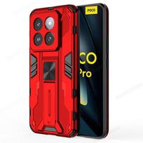 Shockproof Armor Magnetic Case For Poco F6 Pro F5 F4 GT Coque For Poco X6 X5 Pro X4 GT X3 NFC M3 M4 Pro Hard Holder Phone Cover For POCO F6 Pro