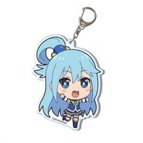 Anime KonoSuba Acrylic Keychain Pendant Bag Car Keychain Cell phone Accessories  present Firend Christmas Gifts 6 cm