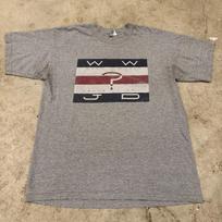 Vintage What Would Jesus Do T-Shirt WWJD Graphic Religious T-T-Shirt Size L Gray 2XL