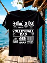 Volleyball Dad Graphic Tshirt Graphic Tshirt XL