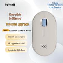 Logitech Pebble 2.0 Wireless Bluetooth Silent Mouse