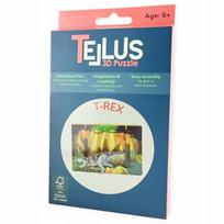 Folding 3D wooden puzzle - T-REX