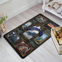 Through Time Pattern Rug Floor Mat for Living Room or Bedroom Soft and Comfortable Carpet a Gift for Birthday and Holiday. 40x60cm( 15x23in )