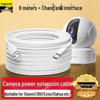 Trendsetter 8m Micro USB Power Extension Cable for Security Cameras