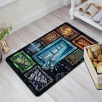 Cybernetic Xylophone Evolution Pattern Rug Floor Mat for Living Room or Bedroom Soft and Comfortable Carpet a Gift for Birthday and Holiday. 40x60cm( 15x23in )