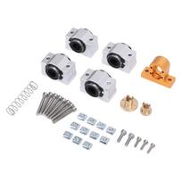 Z Axes Sliding Table Mount Kit Alumunum Alloy Sliding Table Holder Mount Kit for 3018 Plus Engraving Machine Aluminum alloy