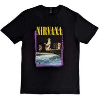 Nirvana Stage Jump Licensed Tshirt Unisexs L