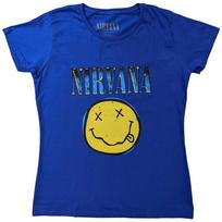 Nirvana Xerox Happy Face Licensed Tshirt Unisexs L