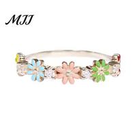 Wellness Finger Ring 3D Flower Shape Health Mood Support Long Wear Emotional Band Wife Mother Sister Daughter Stress Relief US 9