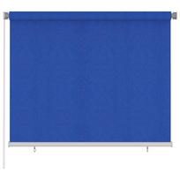 Outdoor Blind 185 (W) x 140 (H) cm Blue HDPE