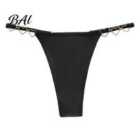 Women G-String Thong Thong, Low Rise Panties with Shiny Strap & Metal Ring Underwear Heart Ring, Stretch Breathable No Show T-back for Ladies XL