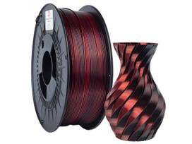 3DPower PLA SILK DUAL filament 1.75mm Red/Black 1kg