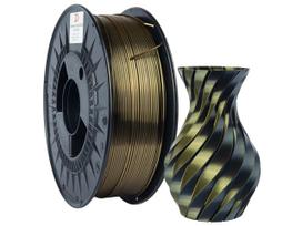 Filament 3DPower PLA SILK DUAL 1.75mm Gold/Black 1kg