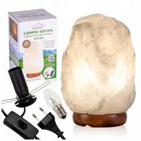 3-5 kg Himalayan salt lamp, air ionizer - white