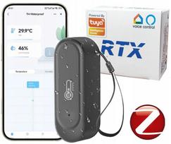 External Temperature and Humidity Sensor RTX Tuya Zigbee Black