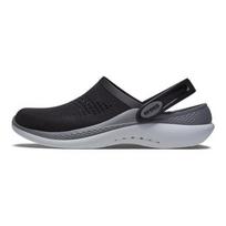 Crocs LiteRide Vyriški Komfortiški Universalūs Platforminiai Lauko Kvėpuojantys Medžiagų Klumpės Juodi Pilki 207021-0DD 36-37 black