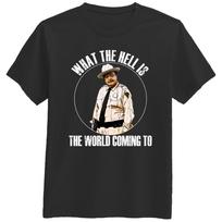 What The Hell Is The World Coming To Retro 80S Movie Funny T Shirt S