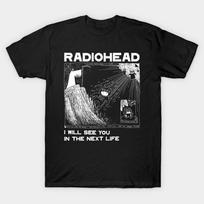 Next Life Radiohead T shirt hirt hot design shirt L
