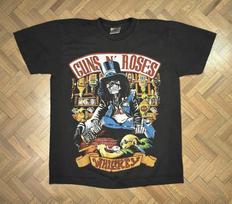 GUNS N ROSES vintage 1993 TATTOO WHISKEY t shirt SLASH L Unisex T-Shirt XL
