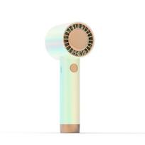 Handheld Mini Portable Fan With Usb Rechargeable Battery For Personal Use GreenRainbow