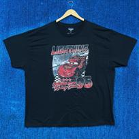Disney Pixar Cars Lightning McQueen Graphic T-Shirt Size 2XL Unisex T-Shirt M