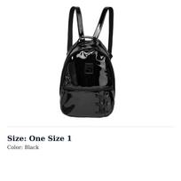 PUMA Artificial Leather Backpack Regular Womens Black 075807-01 One Size 1