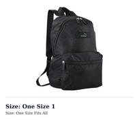 PUMA Athleisure Fabric Backpack Regular Womens Black 079855-01 One Size 1