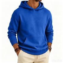 Men's Oversized Drop Shoulder Hoodie with Long Sleeve Pullover for Fall XXXXXL