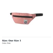 PUMA Fabric Fanny Pack Unisex Pink 077442-03 One Size 1