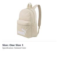 PUMA Fabric Backpack Regular Unisex Oat 075487-94 One Size 1