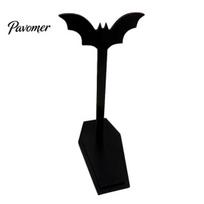 Waterproof Metal Roll Stand Bat-shaped Paper Towel Holder, Gothic Matte Black Decorative Storage Vertical Tissue Stand, for Kitchen And Bathroom