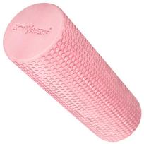 Eva roller for back and body massage with nubs 45 cm - pink