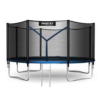 13ft/404cm Garden Trampoline with Outdoor Net and Ladder Neo-Sport