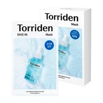TORRIDEN DIVE-IN mažos molekulinės hialurono rūgšties kaukės pakuotė 10ea, Kbeauty, mėginys