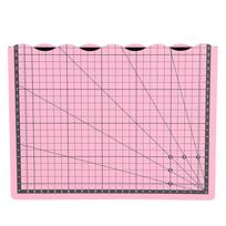 A3 sulankstomas pjaustymo kilimėlis, kompozitinis PVC, baltas pagrindas, savaime užsidarantis, „pasidaryk pats“, rankų darbo įrankis(Rožinis)