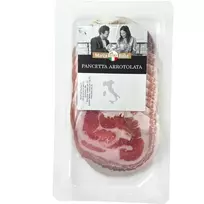 Vytintos kiaulienos šoninė griežinėliais Pancetta MARCA, 80 g