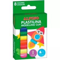 Alpino Plastilinas 8 vnt 12 g