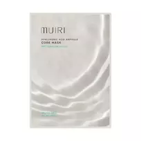 Drėkinamoji lakštinė veido kaukė su hialuronu MUIRI HYALURONIC ACID AMPOULE CORE MASK, 25 g