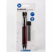 Pieštukų rinkinys, 15 cm, 0,5 mm, su atsarginėmis šerdelėmis, 2 vnt.