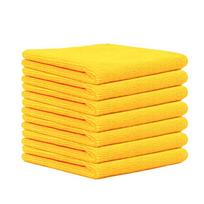 Multi-Purpose Microfiber Cleaning Cloth for Kitchen and Car - Absorbent, Degreasing Dish Towel 30x30cm (All Polyester)