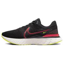 Nike React Infinity Run Flyknit 3 Black Siren Red Volt Sneakers DH5392-007 42