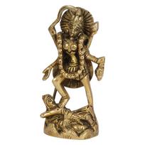 Pure Brass Goddess Kali Maa Statue, Religious Figurines For Temple, Home Decor