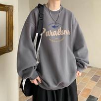 Men's Burgundy Fleece-Lined Oversized Hoodie, Hoodless, American Style, Heavy-Weight, Trendy Autumn/Winter Jacket. XXL